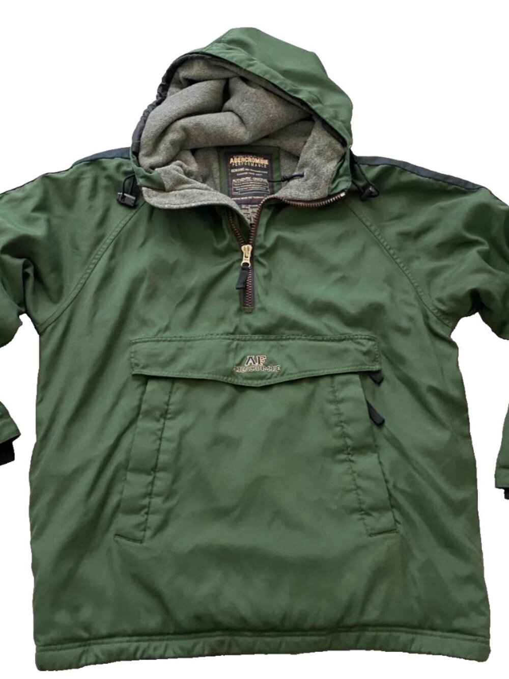 Vintage 90s Abercrombie & Fitch A-Tech Nylon Anorak Jacket